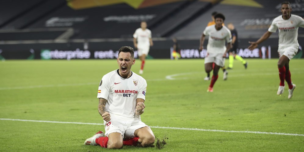 Pemain Sevilla, Lucas Ocampos (c) AP Photo