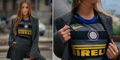 Inter Milan Gandeng Model Cantik dan Seksi Italia Promosikan Jersey Ketiga