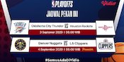 Yuk Saksikan Live Streaming Semifinal NBA Denver Nuggets Vs LA Clippers, Jumat 4 September 2020