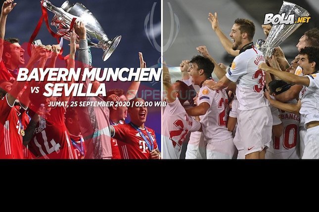 UEFA Super Cup, Bayern Munchen vs Sevilla (c) Bola.net