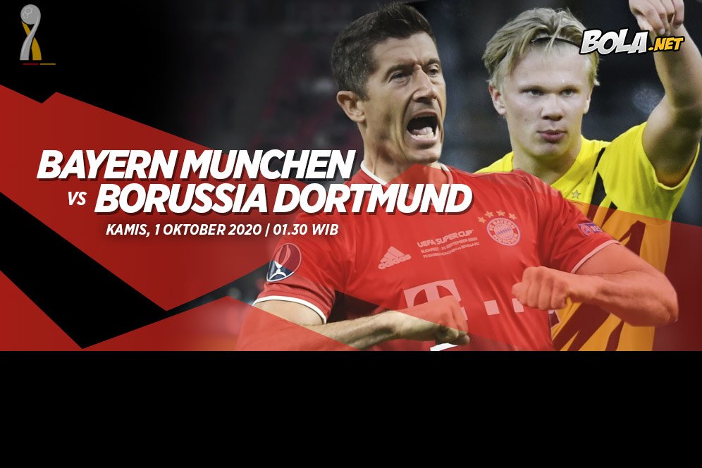 Prediksi Bayern Munchen vs Borussia Dortmund 1 Oktober 2020