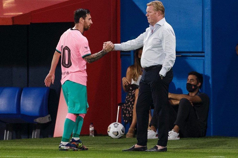 Sempat Dingin, Kini Hati Messi Luluh untuk Ronald Koeman