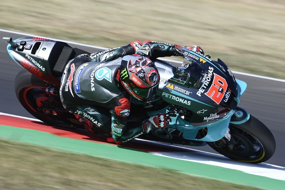 Hasil FP3 MotoGP Le Mans: Rival Berjatuhan, Fabio Quartararo Tercepat