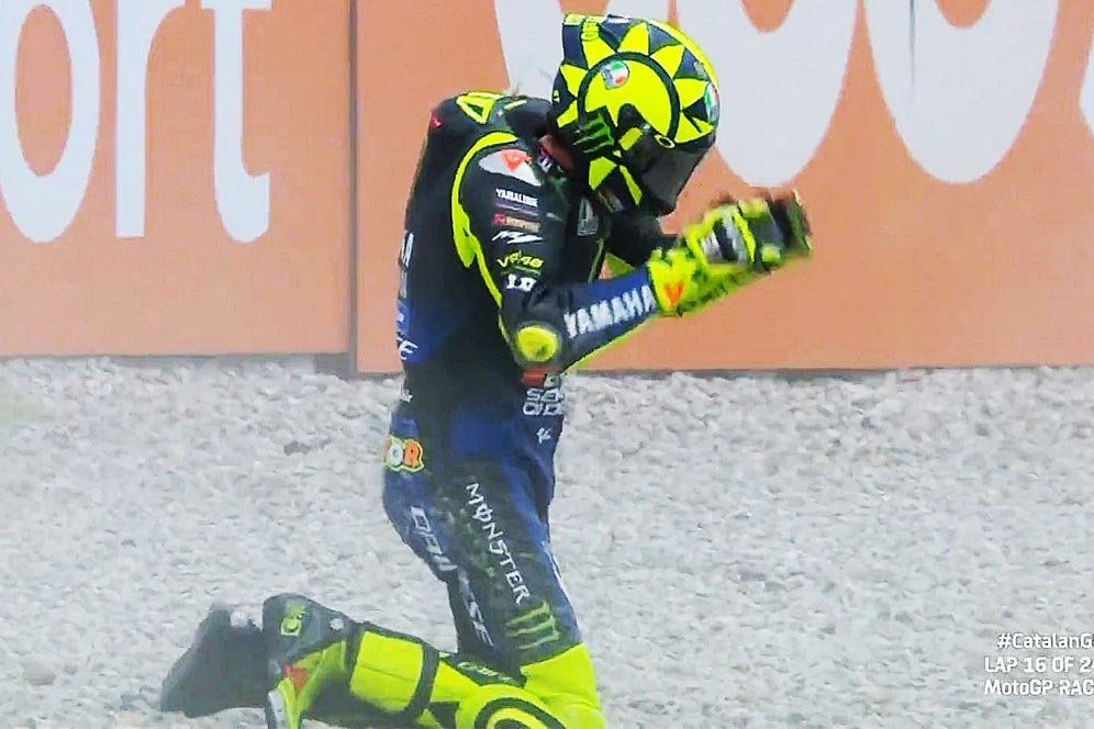 Valentino Rossi: Saya Bisa Saja Menang, Sayangnya Malah Kecelakaan