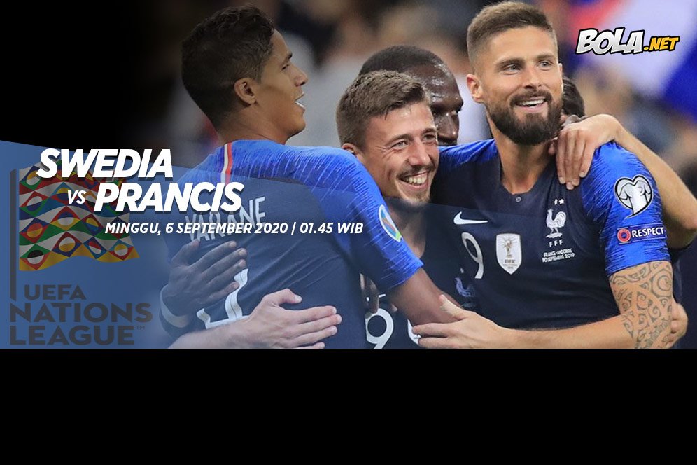 Prediksi Swedia vs Prancis 6 September 2020