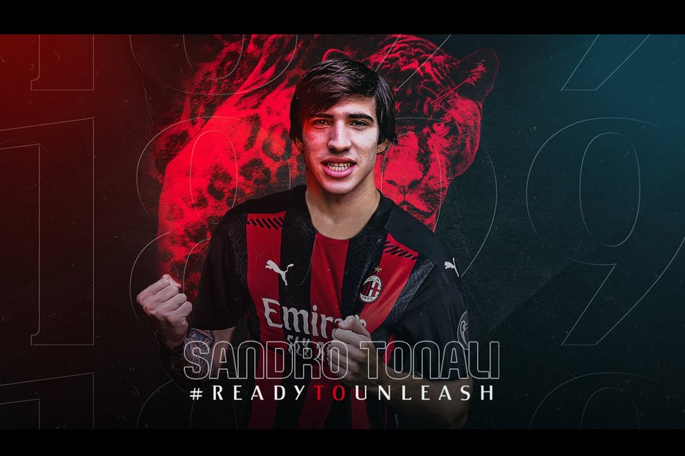 Melihat Latihan Perdana Sandro Tonali di AC Milan