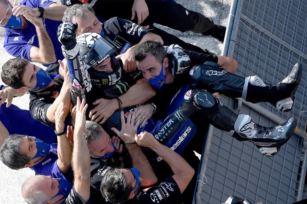 Reaksi Netizen Soal Kemenangan Maverick Vinales di MotoGP Emilia Romagna