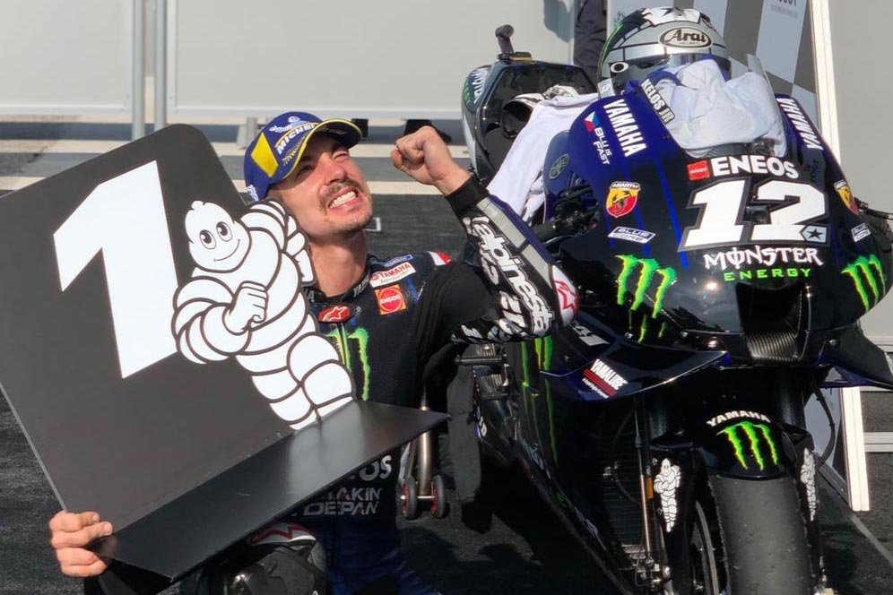 Tertinggal Satu Poin, Maverick Vinales Tekad Lebih Tangguh di MotoGP Catalunya