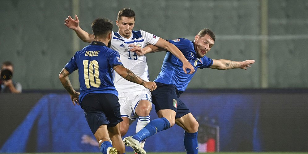 Hasil Pertandingan Italia vs Bosnia Herzegovina: Skor 1-1