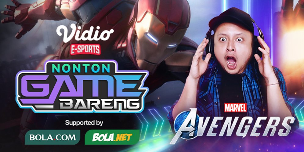 Jadwal Live Streaming Pokopow Ajak Nonton Game Bareng: Marvel's Avengers di Vidio, Bola.net, dan Bol