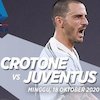 Prediksi Crotone vs Juventus 18 Oktober 2020