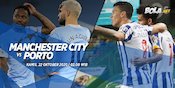 Live Streaming Manchester City vs Porto di Vidio