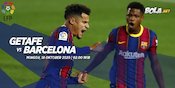 Link Live Streaming Getafe vs Barcelona di Vidio
