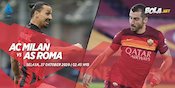 Link Live Streaming AC Milan vs AS Roma di Vidio