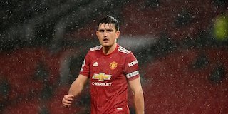 Kapten Manchester United, Harry Maguire (c) Pool AFP via AP Photo