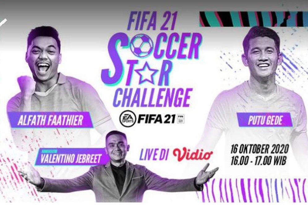 Jadwal dan Live Streaming FIFA 21 Soccer Stars Challenge di Vidio Hari Ini: Alfath Fathier vs Putu G