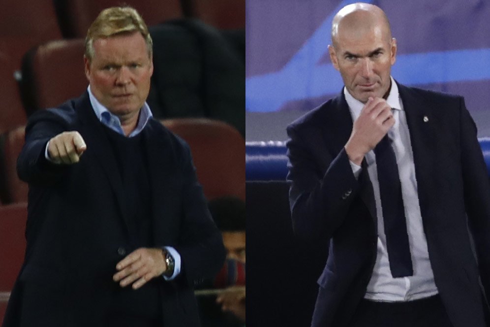 Ronald Koeman vs Zinedine Zidane, Siapa Lebih Baik?
