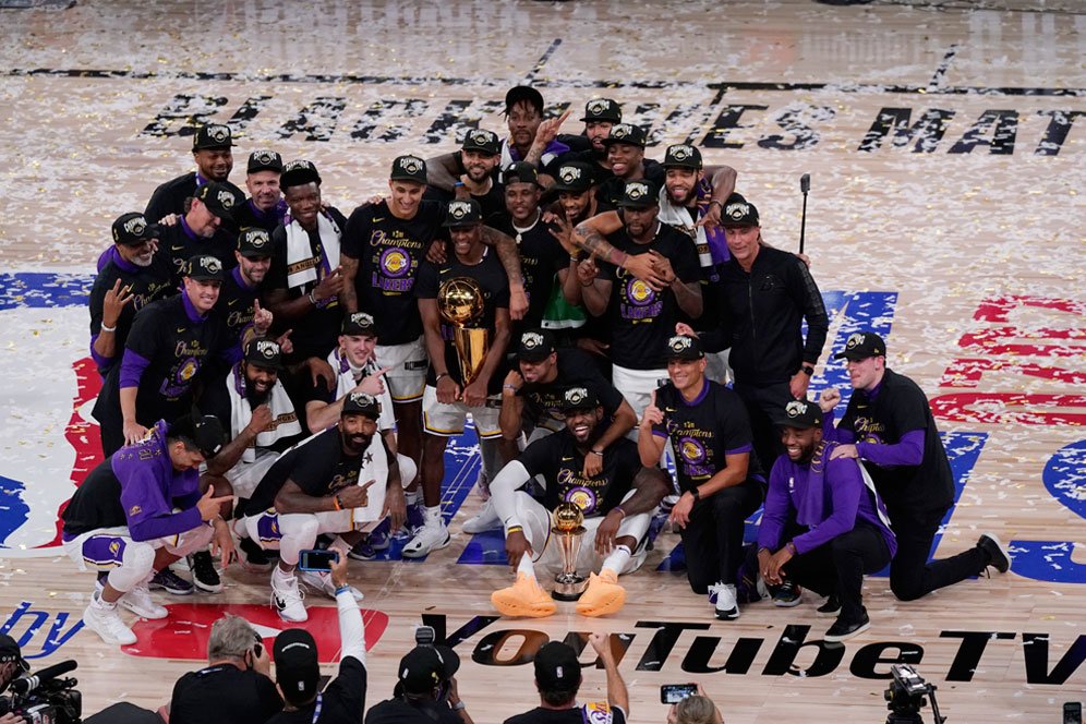 LA Lakers dan Daftar Juara NBA: Lakers dan Celtics Berbagi Tempat di Puncak