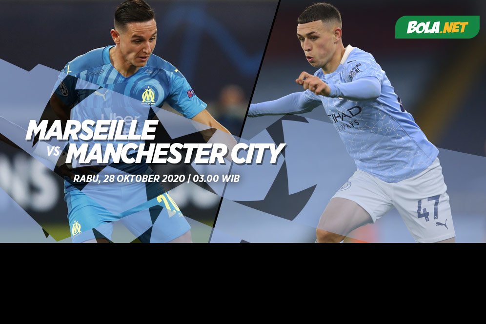 Prediksi Marseille vs Manchester City 28 Oktober 2020