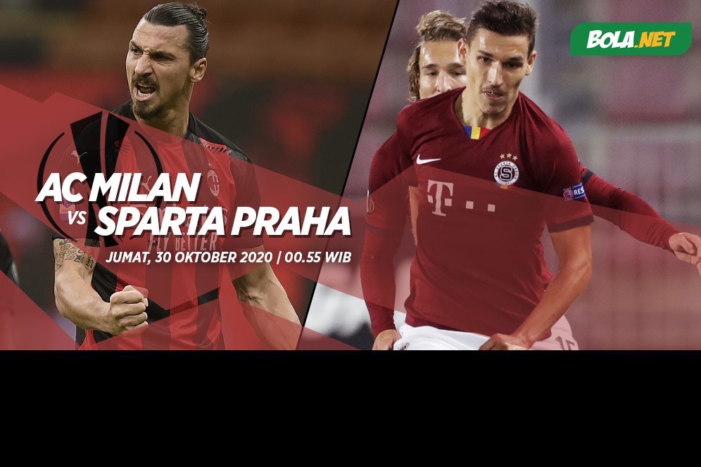 Prediksi AC Milan vs Sparta Praha 30 Oktober 2020