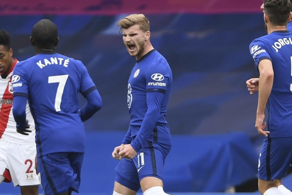 Kocak Abis! Momen Timo Werner Cederai Diri Sendiri Saat Ambil Sepak Sudut