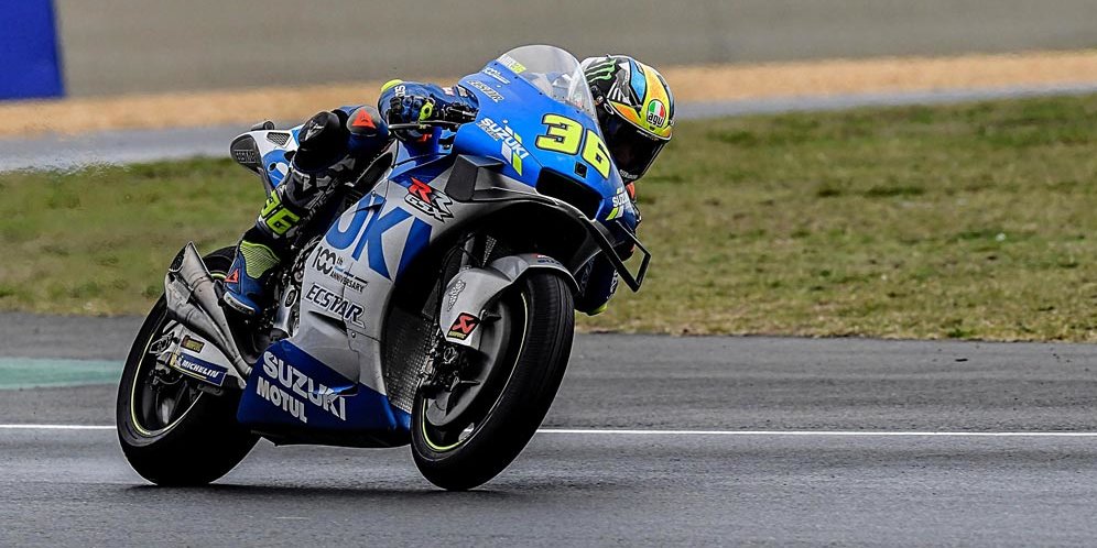 Joan Mir Syukuri Hujan di Le Mans, Bikin Fabio Quartararo Sulit Menang