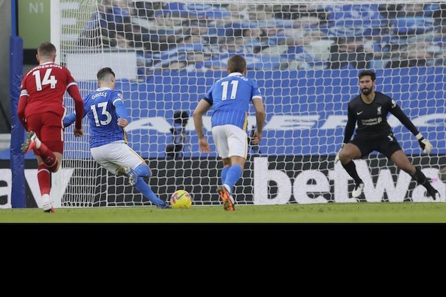 Penalti Pascal Gross (Brighton vs Liverpool)