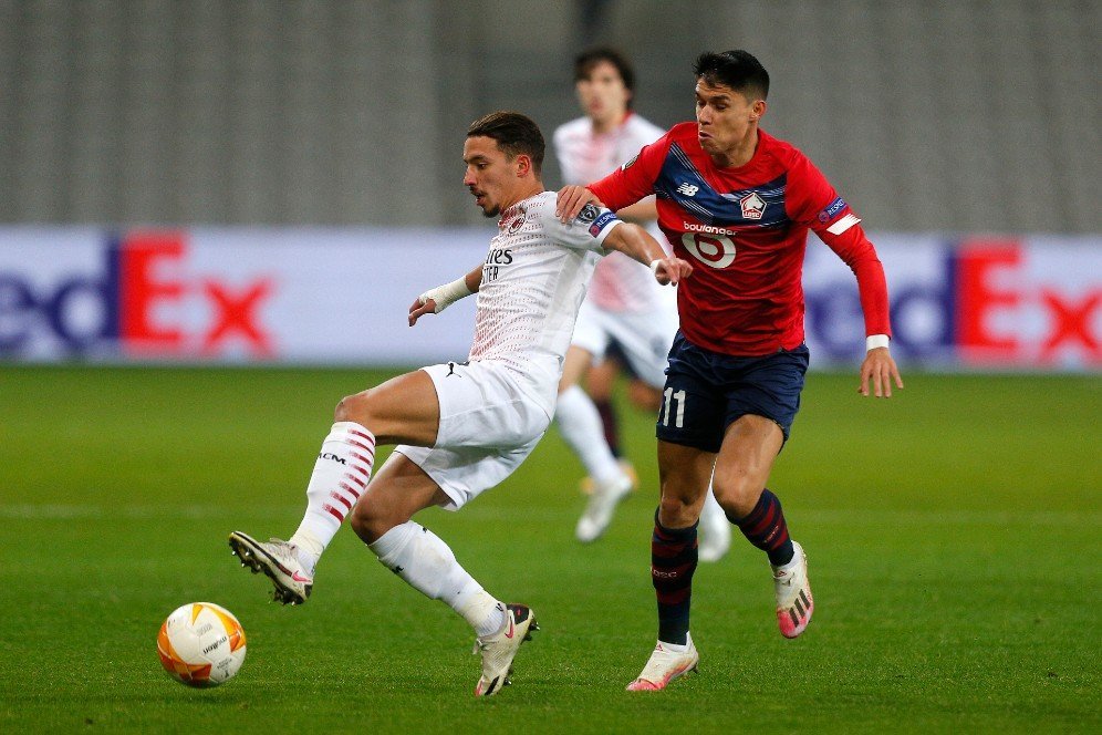 Man of the Match Lille vs AC Milan: Luiz Araujo