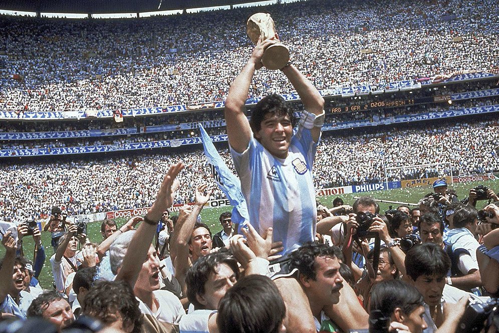 Ini Lima Gol Terbaik Maradona di Piala Dunia Pilihan FIFA