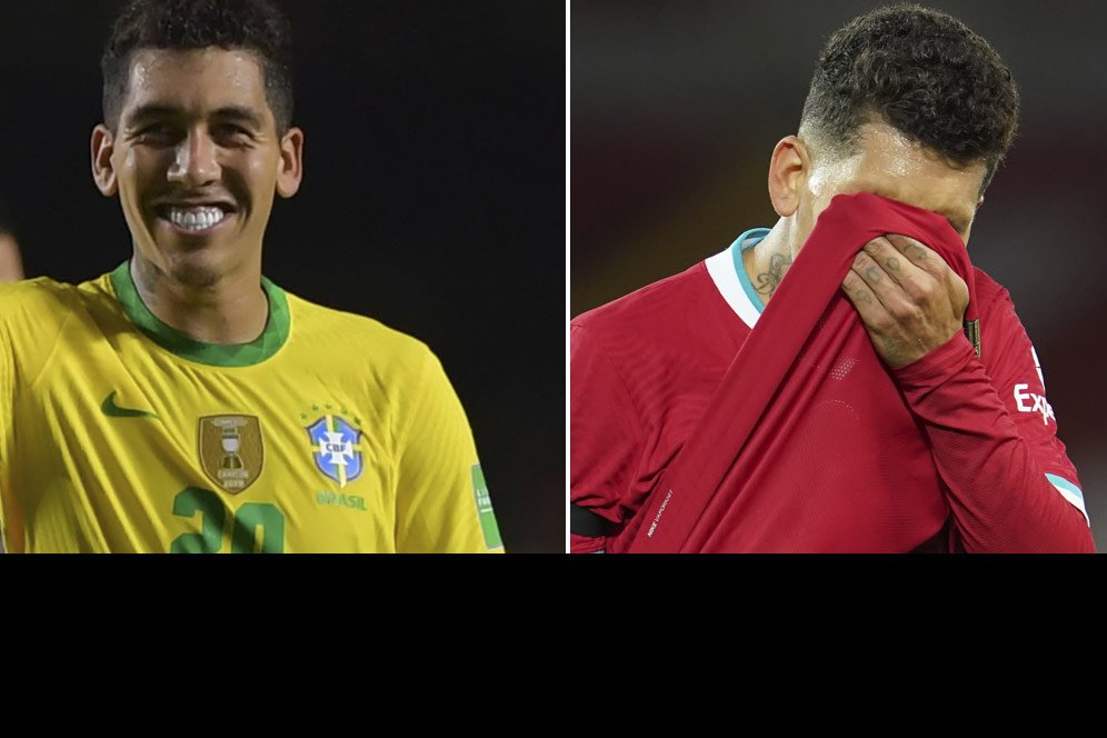 Firmino Gacor di Timnas Brasil, Melempem Seperti Kerupuk di Liverpool