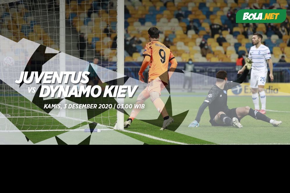 Prediksi Juventus vs Dynamo Kiev 3 Desember 2020