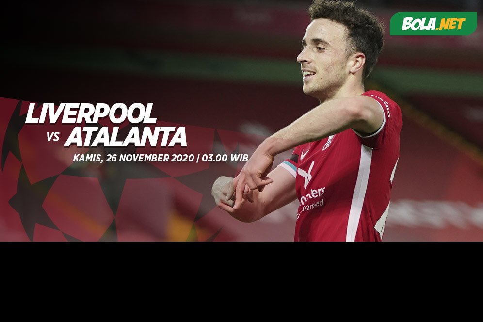 Prediksi Liverpool vs Atalanta 26 November 2020