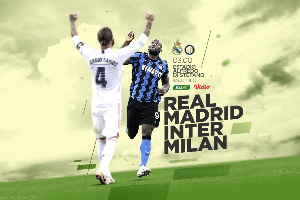 Rekor Pertemuan Lawan Inter Milan, Real Madrid Kalah Tipis