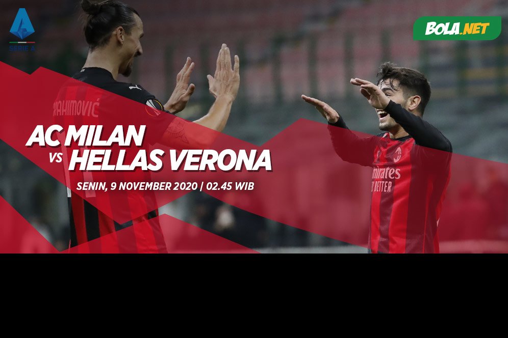 Data dan Fakta Serie A: AC Milan vs Hellas Verona