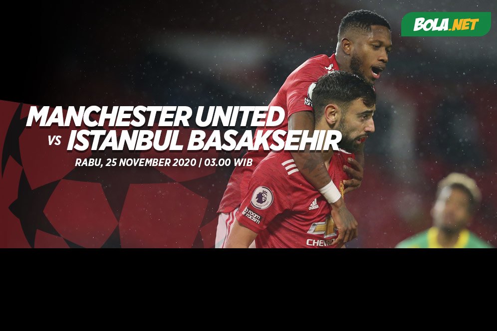 Prediksi Manchester United vs Istanbul Basaksehir 25 November 2020