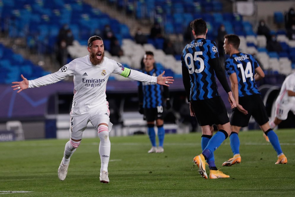 Tumpas Inter, Sergio Ramos Cetak 100 Gol di Real Madrid