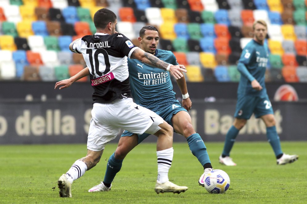 Hasil Pertandingan Udinese vs AC Milan: Skor 1-2