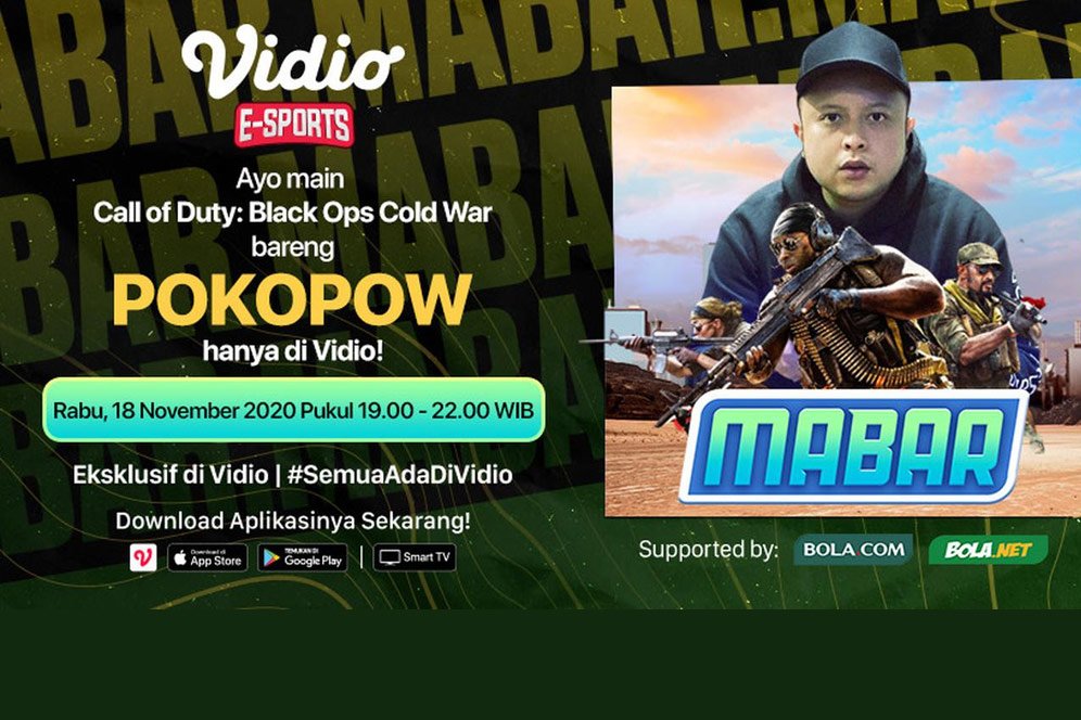 Live Streaming Main Bareng Call of Duty: Black Ops Cold War Bersama Pokopow, 18 November 2020