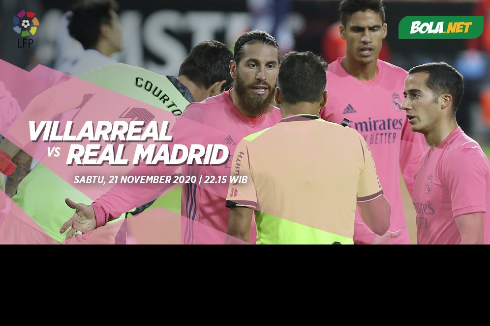 Link Live Streaming Villarreal vs Real Madrid di Vidio