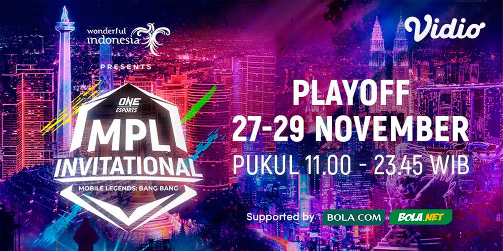 Jadwal Dan Live Streaming Playoff Mpl Invitational 27 29 November 2020 Di Vidio Bola Dan Bola Bola 