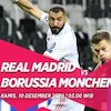 Jadwal dan Siaran Langsung Real Madrid vs Borussia Monchengladbach di SCTV