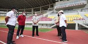 Tinjau Stadion Manahan, Kemenpora Puas