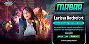 Jadwal Mabar Mobile Legends Bersama Larissa Rochefort, Sabtu 5 Desember 2020 di Vidio