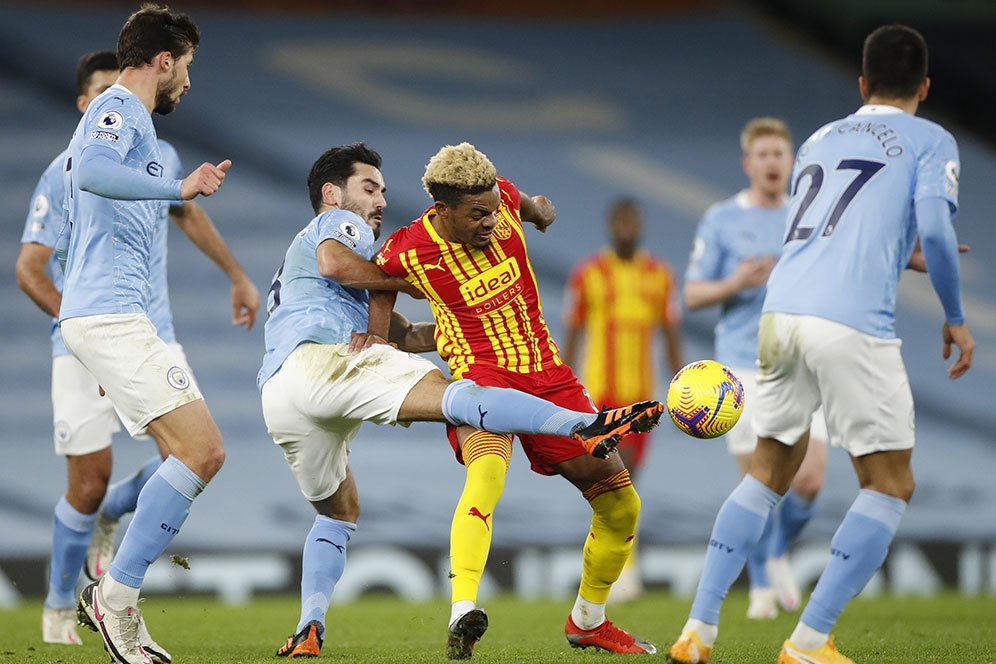 Hasil Pertandingan Manchester City vs West Brom: Skor 1-1