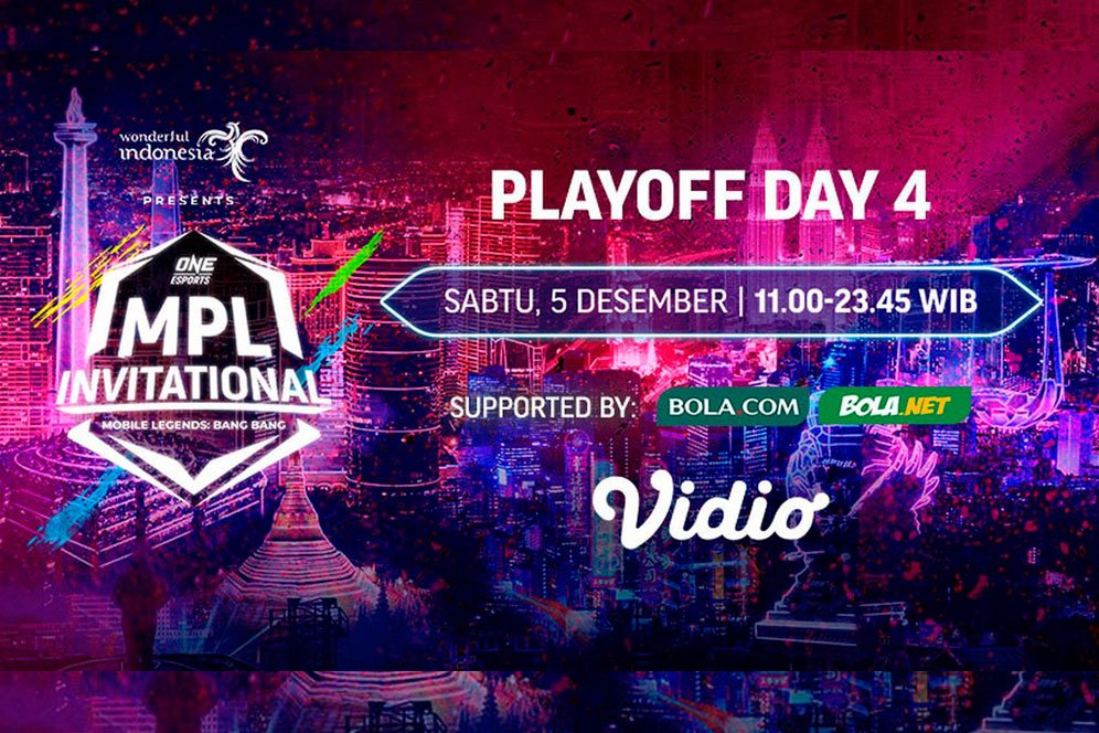 Live Streaming Playoff MPL Invitational, 5 Desember 2020 di Vidio, Bola.net, dan Bola.com