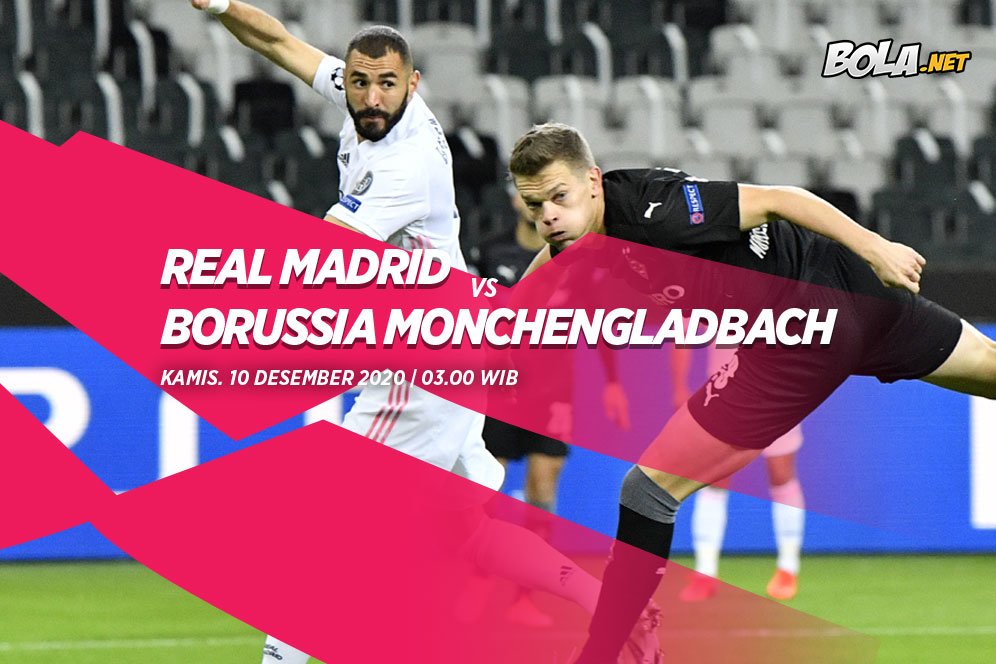 Data dan Fakta Liga Champions: Real Madrid vs Borussia Monchengladbach