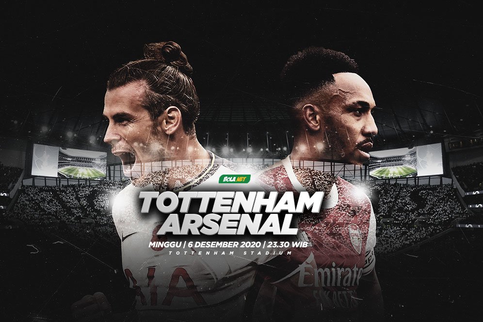 Jadwal dan Siaran Langsung Tottenham vs Arsenal Hari Ini, 6 Desember 2020