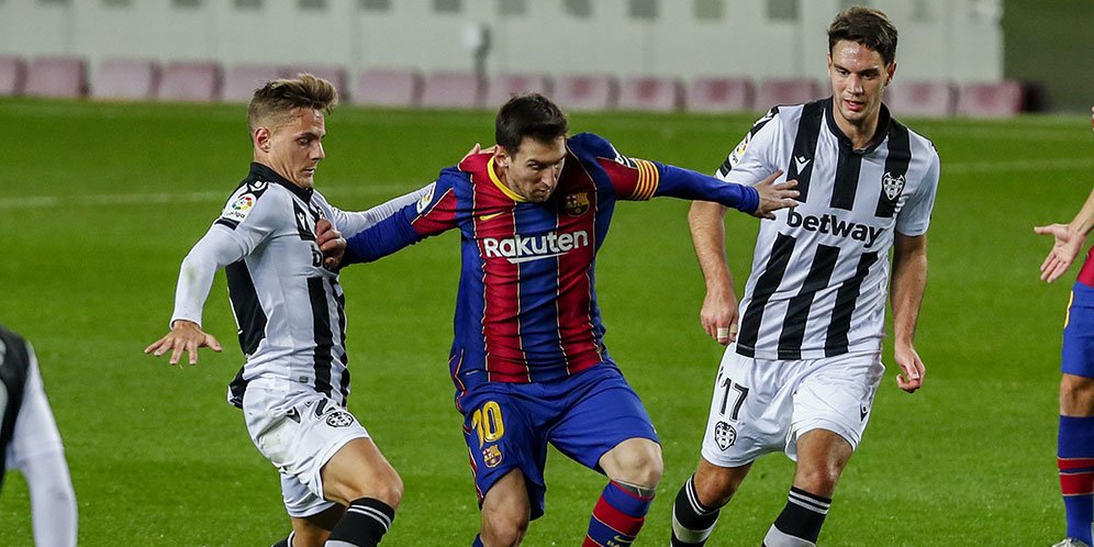 Man Of The Match Barcelona Vs Levante Lionel Messi Bola Net