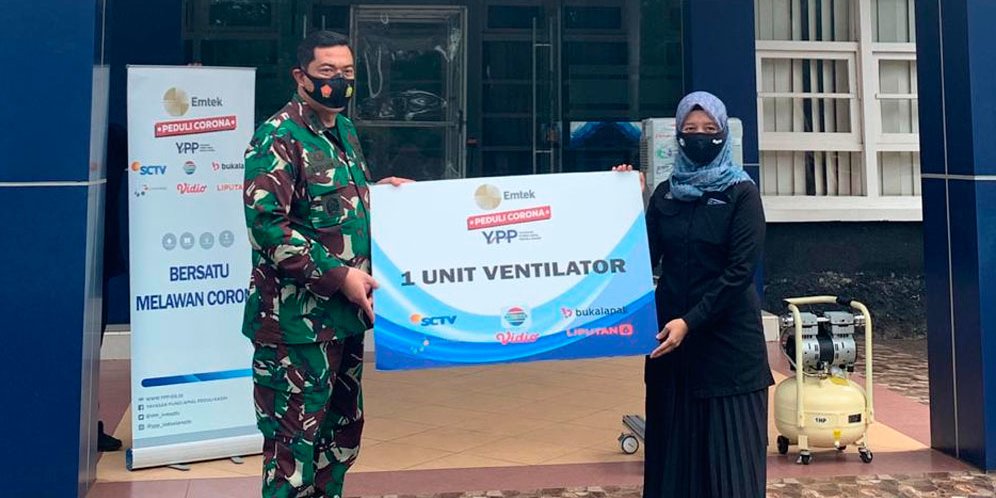 EMTEK Peduli Corona Menyalurkan Bantuan Ventilator ke RSAU dr 