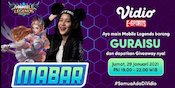 Link Streaming Mabar Mobile Legends Bareng Guraisu, 29 Januari 2021 Pkl 19.00 WIB